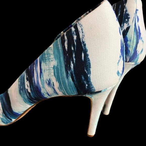 Aldo Blue Tie Dye Stiletto Heels / SZ: 6.5 - Picture 7 of 11
